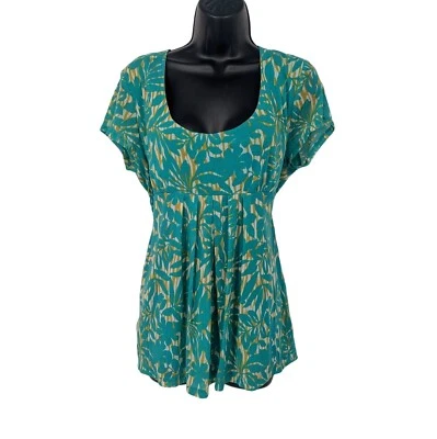 Top Babydoll Vintage New York & Co Mujer Talla XL Floral Cottagecore Tropical Y2K Foto 1 de 4