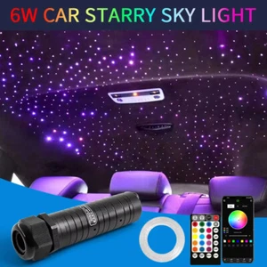 Car Roof Star Ceiling LED Starry Sky Night Fiber Optic Ceiling Ambient Light Kit - Picture 1 of 11