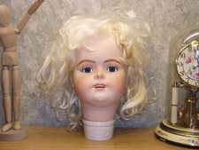 Huge Reproduction Simon Halbig Porcelain Doll Head