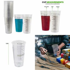 New listing
Disposable Measuring Cups for Resin – Pack of 20 16oz Clear Plastic.