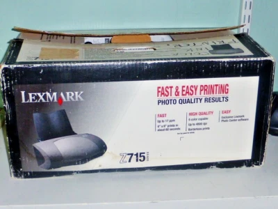 Lexmark Z715 Color Jetprinter Fast, Easy Printing 4800dpi Inject Printer LEXMARK - Image 1 of 4