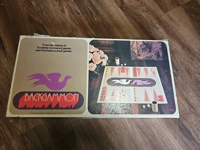 Selchow & Righter Backgammon 1975 Board Game Complete Pre-Owned Vintage  - Image 1 of 4