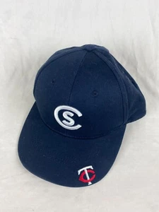 Minnesota Twins Cole Swindell Snapback Baseball Hat Cap TC CS Logo Dark Blue - Picture 1 of 8