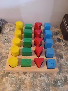 Stapelform Sortierspielzeug Frühes Lernen Lernspielzeug für Kinder Vorschule - Bild 1 von 3