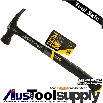 Stanley 22oz (624g) FatMax +Nail Start AntiVibe Rip Claw Framing Hammer  51-167  - image 1 of 3
