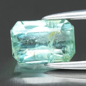 💎 1.00ct 7x4.7mm Scissor Cut Green Emerald - Unheated, Colombia Gem - Picture 1 of 4