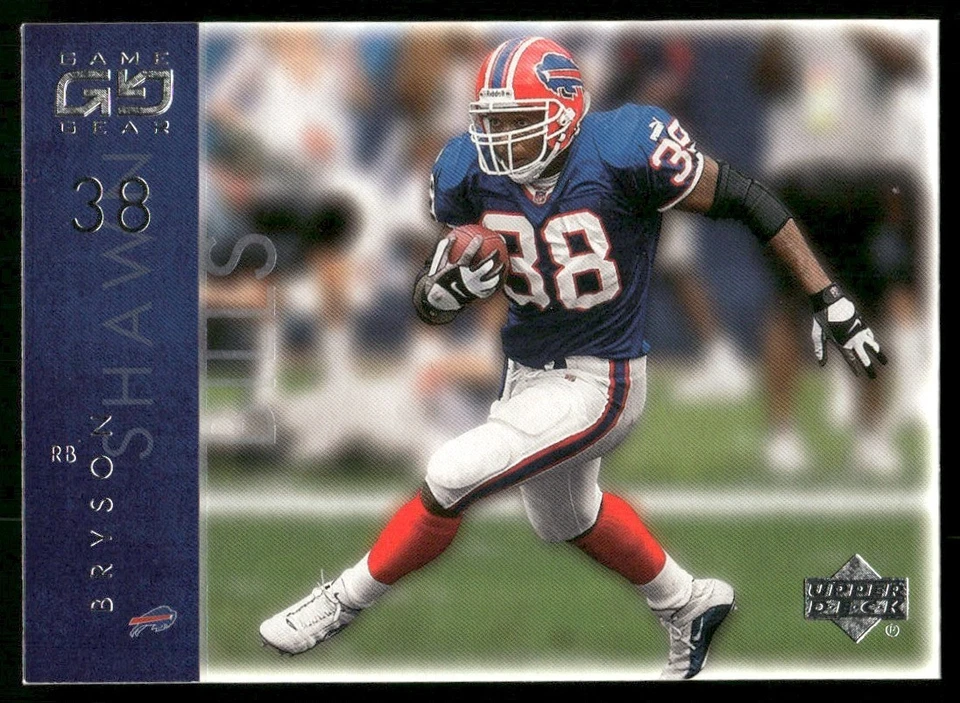 2001 UD Game Gear Shawn Bryson Buffalo Bills #9 - Image 1 of 2