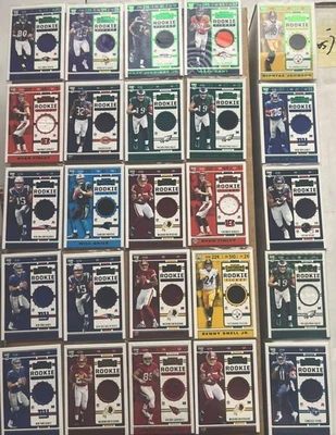 2019 Panini Contenders - Rookie Ticket Swatches - 25 Card Lot Buy - Image 1 of 2