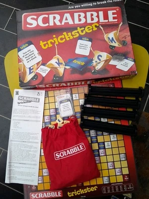 Mattel Scrabble Trickster Word Tile Game Age 10+ 2-4 players Fun for Christmas - Image 1 of 4