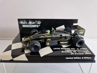 Minichamps 1/43 JPS Lotus Renault 98T B. Senna - Gp Brasile 2004 - 400045412 - Immagine 1 di 4