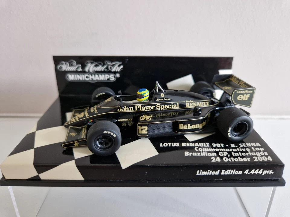 Minichamps 1/43 JPS Lotus Renault 98T B. Senna - Gp Brasile 2004 - 400045412 - Immagine 1 di 4
