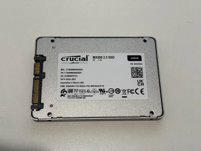 Crucial MX500 4TB 2.5in SATA III Internal 3D NAND SSD (CT4000MX500SSD1) - Image 1 of 3