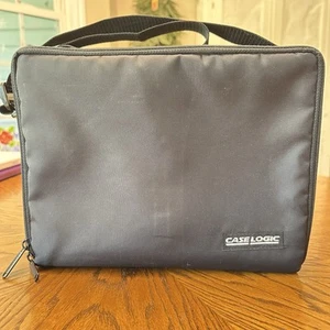 Vintage 1990s Case Logic 30 CD Compact Disc JEWEL Carrying Case Storage w/Strap - Picture 1 of 8
