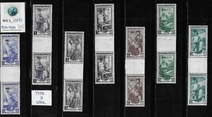 WC1_13573. Pares de canaletas ITALIA TRIESTE FT 1950 ITALIA @ TRABAJO Scott 90-102.105 MLH - Imagen 1 de 1