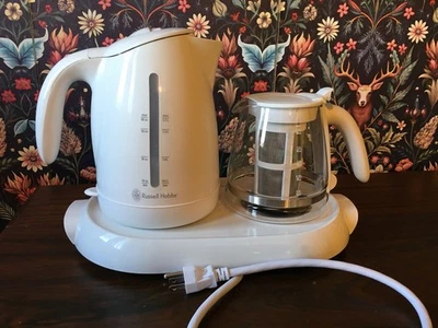 Russell Hobbs Bandeja de Té Hervidor Eléctrico Inalámbrico RHTT9W Mantener Caliente Tetera Foto 1 de 4