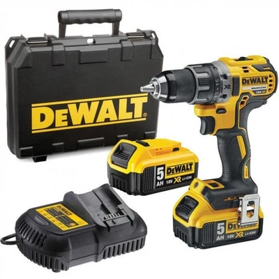 DeWalt Akku-Bohrmaschine DCD791P2 2x5Ah 18V Li-Ion im TSTAK Koffer - Bild 1 von 2