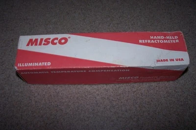 NUEVO Refractómetro de Mano Analógico Glicol PG y EG Probador de Batería Misco 7084VP Foto 1 de 4