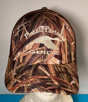 Mossy Oak Camo Pintail Partners Guide Hat Snapback Mesh Otto - Image 1 of 4