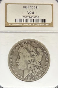 1881-CC Morgan Dollar VG8 NGC (#PA2057246002) - Bild 1 von 2