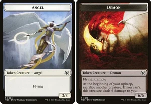 1x MTG - Angel \\ Demon Token #03/18 - CMR: March of the Machines - Bild 1 von 1