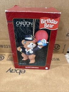 CARLTON KARTEN Special Celebrations Geburtstag Bär Weihnachtsschmuck - Bild 1 von 6