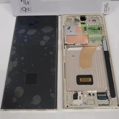 Samsung Galaxy S23 Ultra SM-S918 OLED LCD Screen Display Digitizer+Frame SILVER