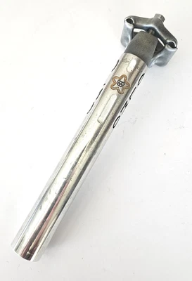 Tija de sillín Campagnolo Nuovo Record, grabada OLMO, estriada, 26,6 mm, 220 mm, en muy buena condición Foto 1 de 4