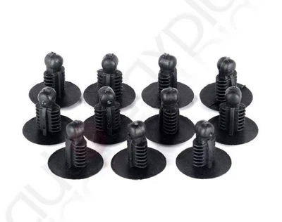 100 peças clipes de carro preto para-lama acabamento de moldagem ajuste para Honda Accord Acura MDX - Imagem 1 de 4