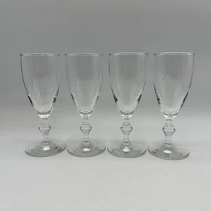 Juego de 4 vasos agrios de whisky Libbey vintage de patrón georgiano - Imagen 1 de 7