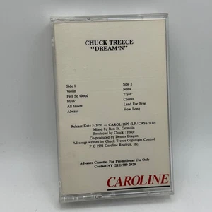 Chuck Treece – Dream'n Cassette Tape Funk Metal 1991 Caroline Records PROMO - Picture 1 of 6