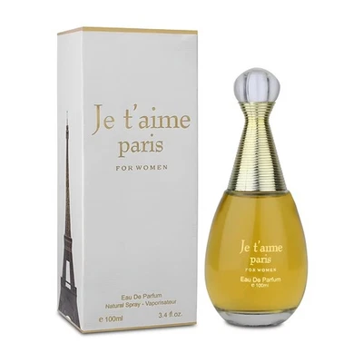Je T'aime Paris Para Mujer Eau de Parfum 100 ml/3,4 OZ Spray - Nuevo en Caja Foto 1 de 4