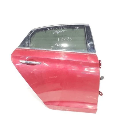 Puerta trasera derecha Scarlet Red Pearl OEM 2018 2019 Hyundai Sonata  Foto 1 de 4