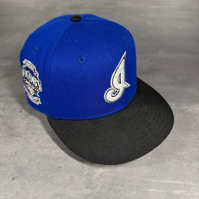 Hat Club Cleveland Indians Guardians New Era Cap 7 1/4 Blue Jacobs Field RARE - Image 1 of 4