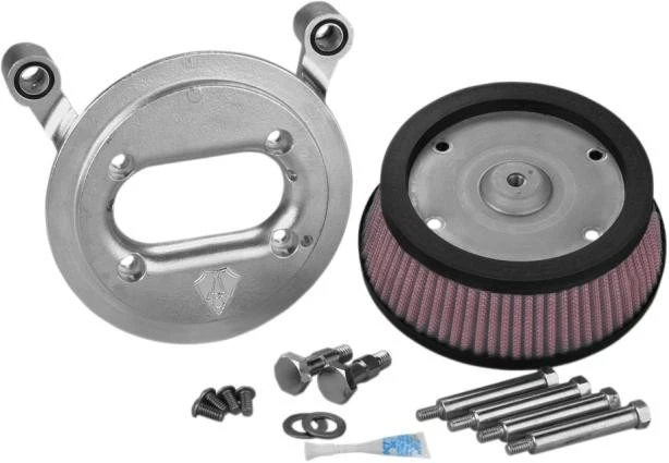 Kit de purificador de aire Arlen Ness Big Sucker etapa 1 #18-498 sin cubierta filtro estándar liso Foto 1 de 1