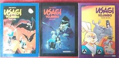 Usagi Yojimbo Stan Sakai #5.(1st)#6.(1ª) #7 (3ª impresión) Lote de 3 Fantagraphics  Foto 1 de 4