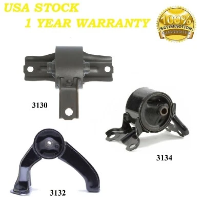 Montaje de motor y transmisión 3 piezas apto para Jeep Patriot 2007-2008; 2014-2017 2,4 L 2x2 Foto 1 de 4