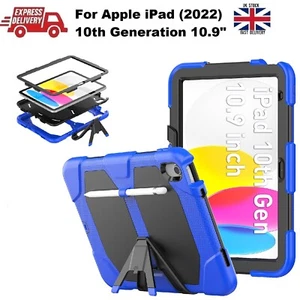 Shockproof Heavy Duty Rubber Hard Case for iPad 10th Gen 2022 A2696/A2757/A2777 - Picture 1 of 7