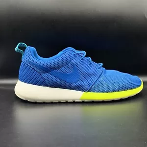 Nike Roshe Run - Uomo 8.5 - Blu Militare Turbo Verde - 511881-400 - Foto 1 di 9