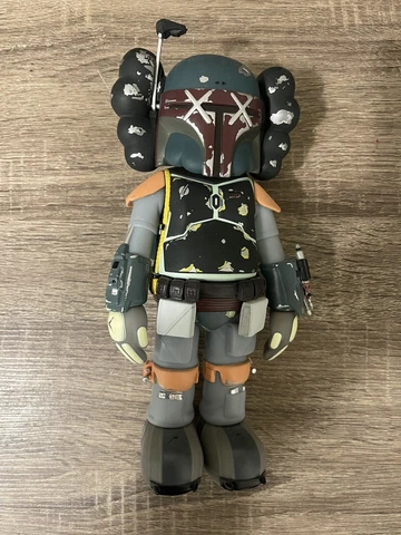 KAWS Star Wars BOBA FETT 10" vinyl figure Medicom Original Fake replica art Cover