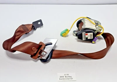 ✅ 03-10 Cinturón de seguridad trasero izquierdo del conductor Bentley Continental GT cupé OEM Foto 1 de 4