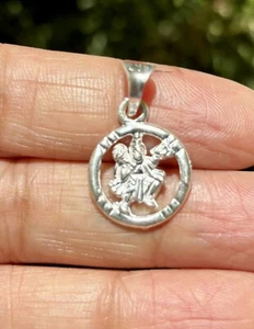 999 Silver Lord Hanumana Hanuman Pendant Evil Eye Protection Hindu Locket Circle - Picture 1 of 6