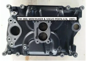 NEW 4.3L V6 Marine 2bbl Intake Manifold Volvo Penta Mercruiser 824324T02 Vortec - Picture 1 of 1