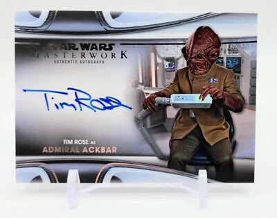 2021 Topps Star Wars Masterwork TIM ROSE as ADMIRAL ACKBAR - Image 1 of 3