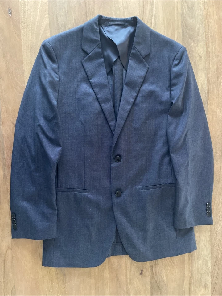 Theory $595 Kris HL Wool/Silk Sport Jacket Birdseye Unconstructed Blazer Men 38S - Image 1 of 4