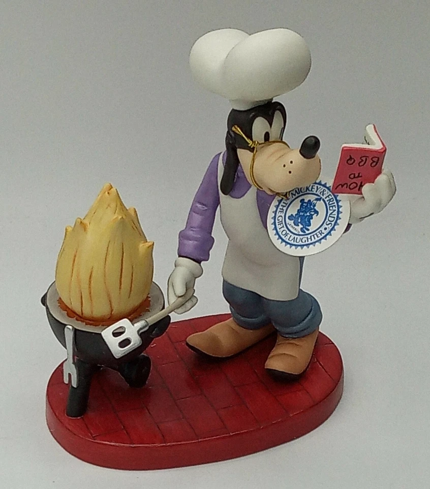 Disney Impressions Mickey & Friends: GRILLIN' WITH GOOFY Statua NUOVA Gd28 - Immagine 1 di 1