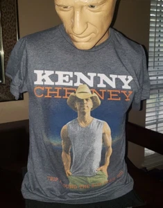 Kenny Chesney T Shirt Adult Grey 2018 Tour Trip Around The Sun Concert - Picture 1 of 4