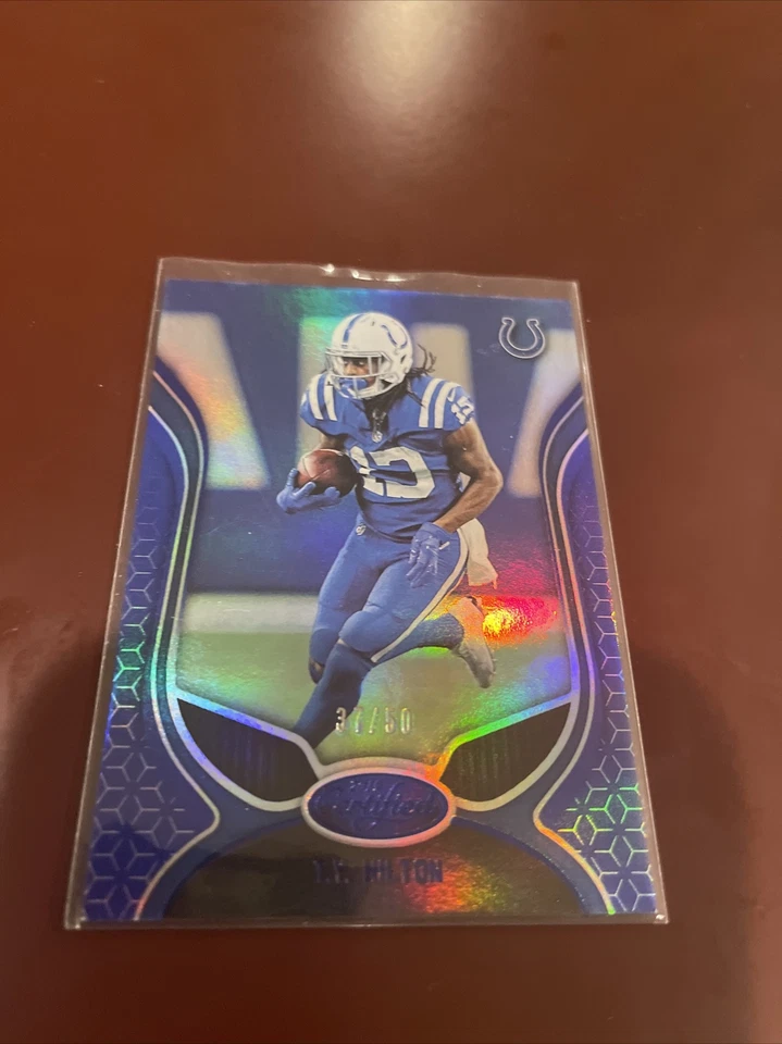 2019 Certified Mirror Blue #30 T.Y. Hilton /50 - Image 1 of 2