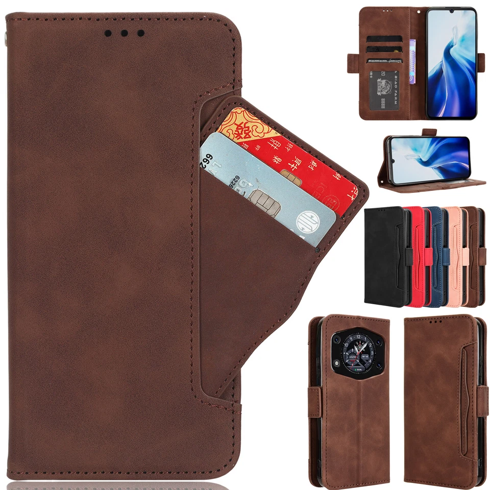 For Cubot A30, Luxury Separable Card Slot Flip Leather Wallet Stand Case Cover - Image 1 of 4