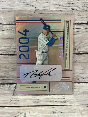 Absolute Memorabilia Signature Spectrum Silver #124 2004 Nick Johnson/25 Foto 1 de 2