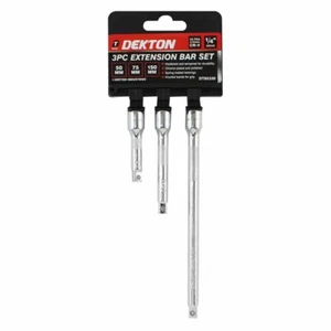 Dekton 3 Piece 1/4” Drive Extension Set - Picture 1 of 2